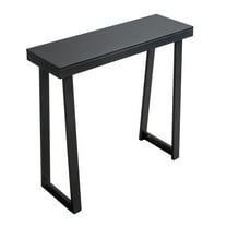 RONG-3  Console Table with Storage,Sofa Table with Shelf, Narrow Entryway Table for Hallway, Behind The Couch, Living Room, Foyer,35.8" x 12" x 31.9"