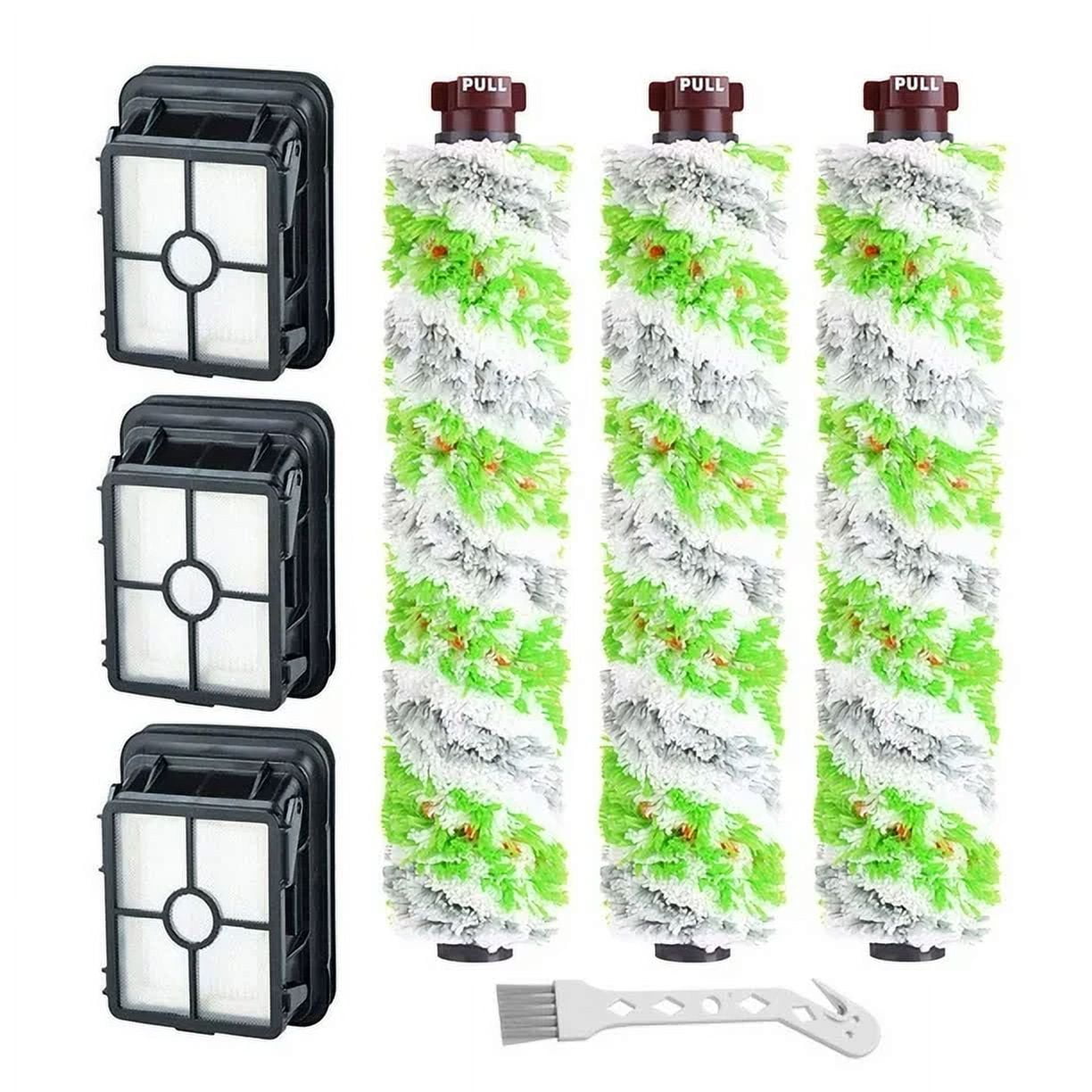 RONGJU 3 Packs TangleFree MultiSurface Pet Brush Rolls + 3 Packs