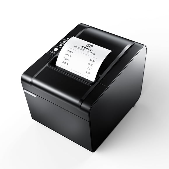rongta 80mm USB Thermal Receipt Printer with Auto Cutter for POS Systems
