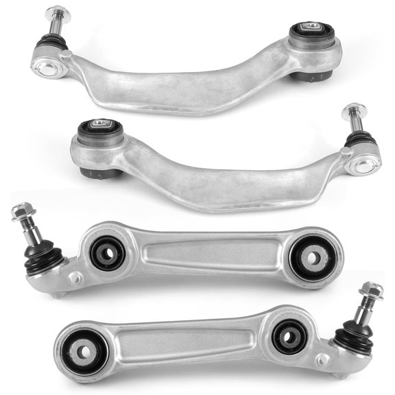 RONGTUO 4PC Front Control Arms Kit for BMW ActiveHybrid 7/740i/740Li/Alpina B7  Lower Forward & Rearward w/Ball Joints