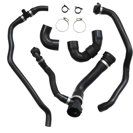 RONGTUO 5PCS Radiator Coolant Hoses, Fit for BMW X5/X6 xDrive35i 2011-2014, Replace 11537584630