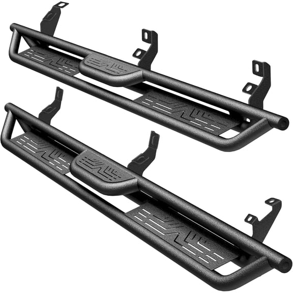 RONGTUO 6.5" Drop Step Running Boards for 2021-2025 Ford Bronco 4-Door SUV Carbon Steel Side Steps Nerf Bars