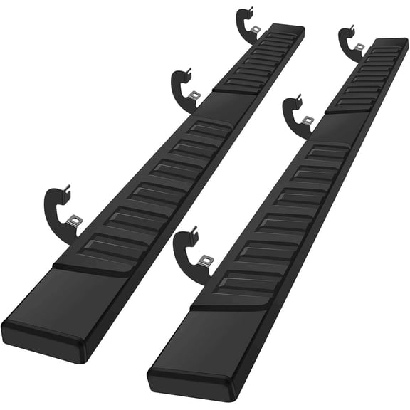 RONGTUO 6" Double Cab Running Boards for 2019-2026 Chevy Silverado/GMC Sierra 1500 Double Cab & 2020-2026 2500/3500HD Carbon Steel Side Steps