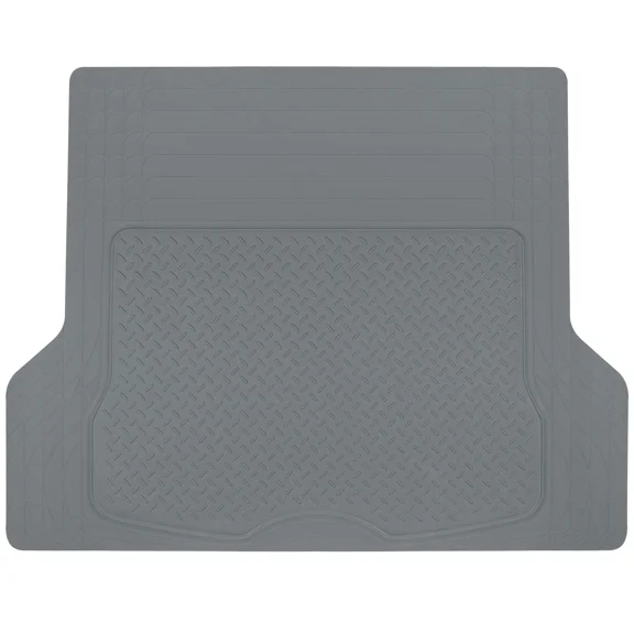RONGTUO Cargo Trunk Floor Mat Liner Fits GMC Vehicles All Weather Semi Custom Fit Gray
