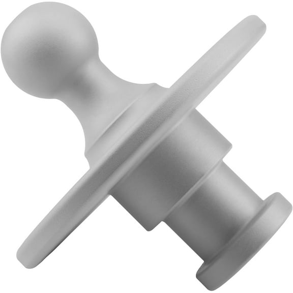 RONGTUO Fifth Wheel to Gooseneck Adapter 2085295, Kingpin to 2-5/16" Gooseneck Ball Adapter, 30,000 lbs Max Load, Silver