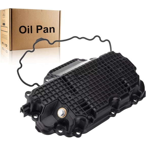RONGTUO Lower Engine Oil Pan w/ Drain Plug & Gasket For Infiniti Q50 2016-2021, Q60 2017-2021 AWD 3.0L Replaces 111105CB2B