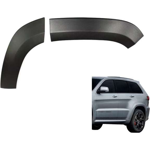 RONGTUO Rear Fender Flare Left Side for 2012-2021 Jeep Grand Cherokee SRT/SRT8/Trackhawk 1PC77TZZAJ, 1PC83TZZAG