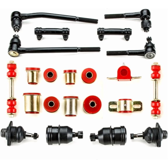 RONGTUO Red Polyurethane Front Suspension Rebuild Kit For Pontiac Firebird/Trans Am 1974-1975, OE Spec