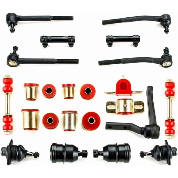 RONGTUO Red Polyurethane Front Suspension Rebuild Kit For Pontiac Firebird/Trans Am 1976-1979, OE Spec (Master)