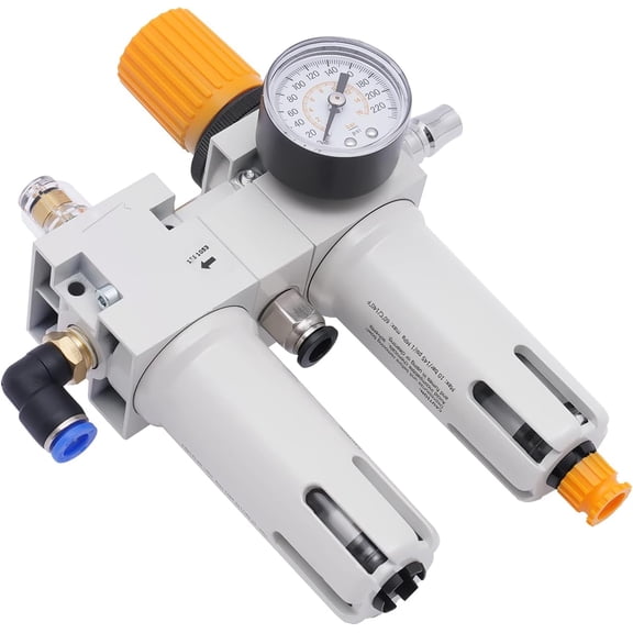 RONGTUO Tire Changer Air Regulator Separator, Silver Finish