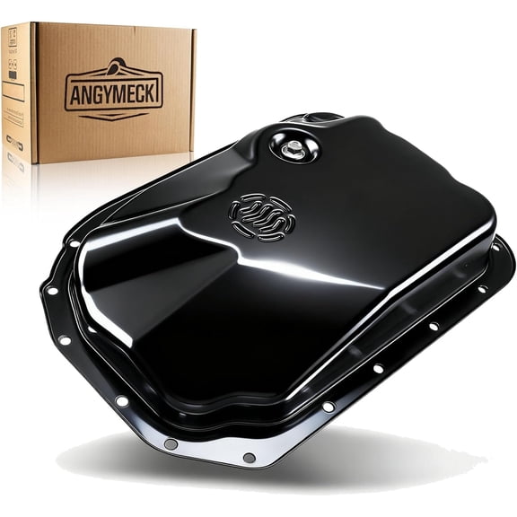 RONGTUO Transmission Oil Pan w/ Drain Plug Fits Chevy/GMC/Isuzu 4L80E/4L85E Replaces 265-810, 24204278, 12739229
