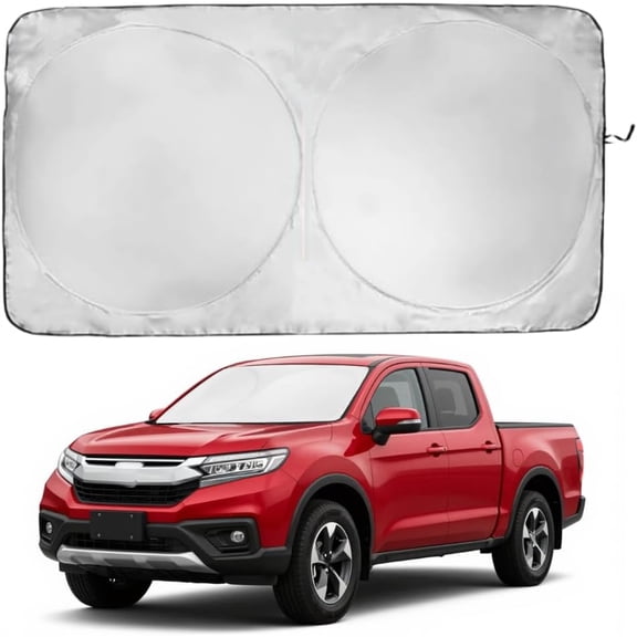 RONGTUO Windshield Sun Shade for Honda Ridgeline 2017-2026 99.87% UVB & 99.02% UVA Protection Award Winning