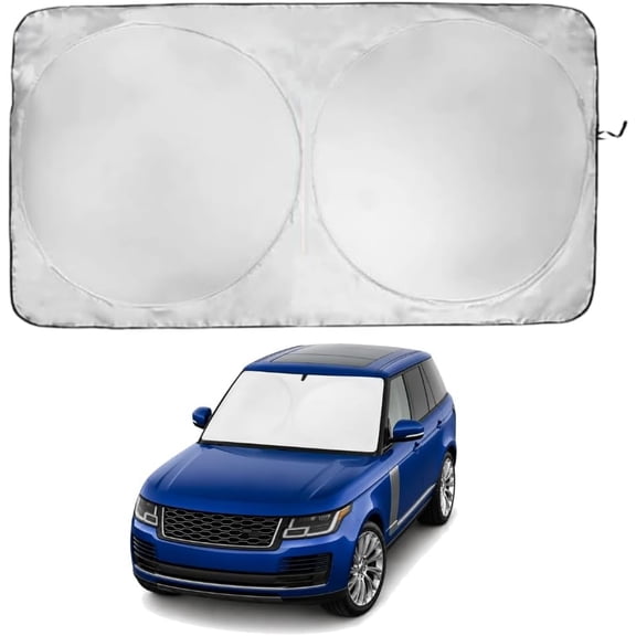 RONGTUO Windshield Sun Shade for Land Rover Range Rover 2017-2026 99.87% UVB & 99.02% UVA Protection Award Winning