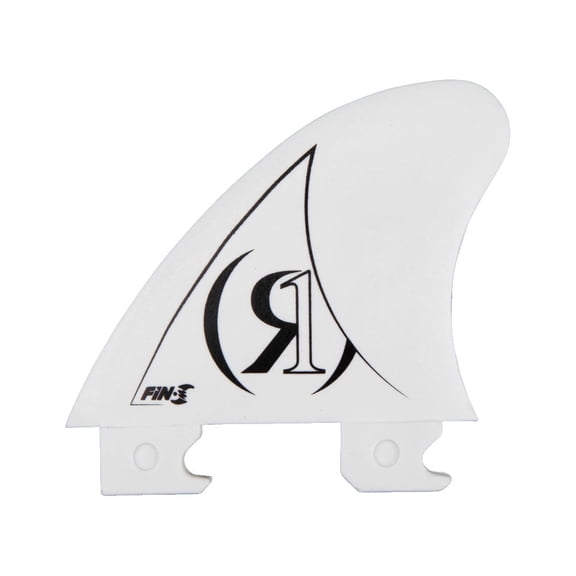 RONIX 3.0in Fin-S 2.0 Tool-Less Fiberglass 1-Pack White Center Surf Fin (219120)