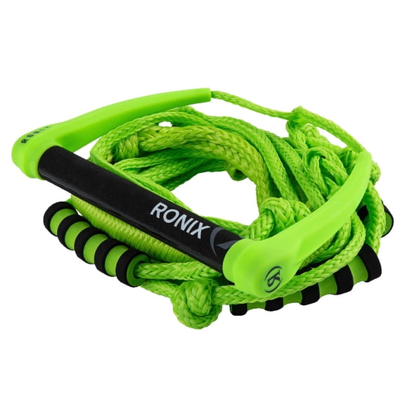 RONIX Silicone Volt Green Surf Rope with Handle (226154)