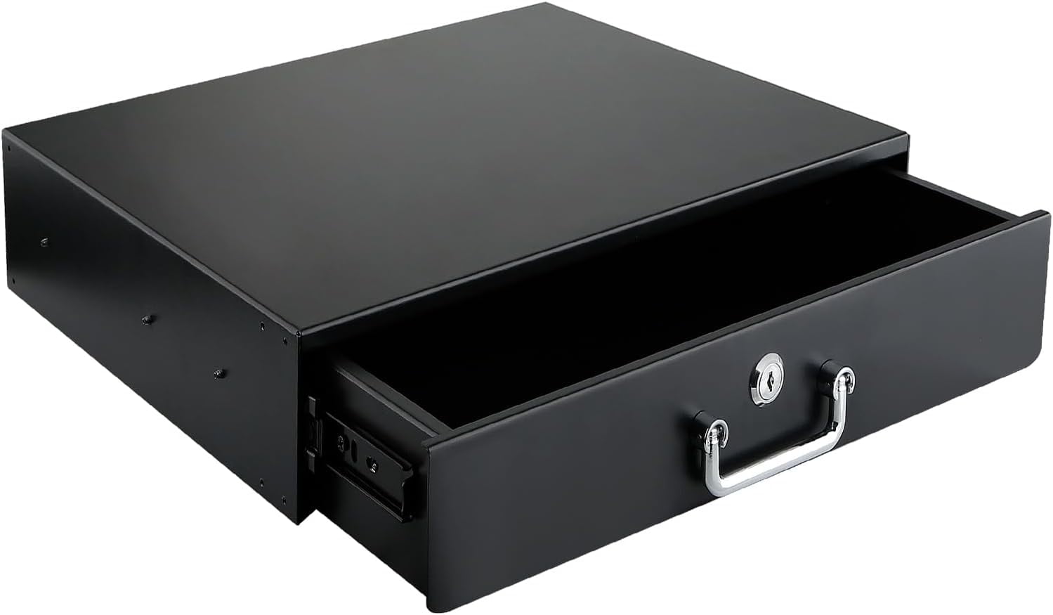 RONOVIA 2U Rack Drawer, Rack Mount Drawer Designed for 19-inch Network ...