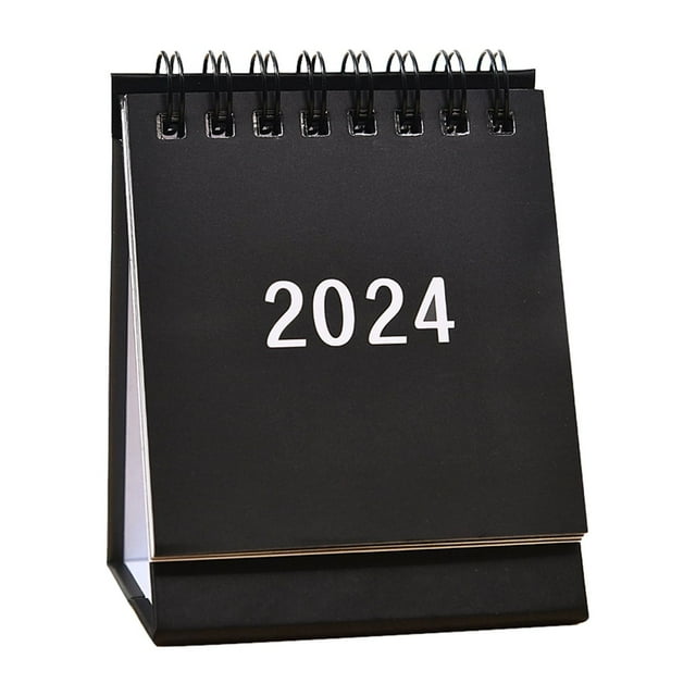 RONSHIN 2024 Desktop Calendar Stand Up Calendar Schedule Desk Calendar