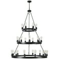 thumbnail image 1 of RONSHIN 27-Light Wagon Wheel Chandelier 3-Tiers 40 Inch Farmhouse Chandelier Lighting Fixture For Kitchen Dining Room Living Room, 1 of 10