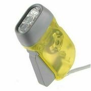 RONSHIN 3 Led Hand Pressure Flashlight Super Bright Stable Crank Power Generator Clockwork Flashlight
