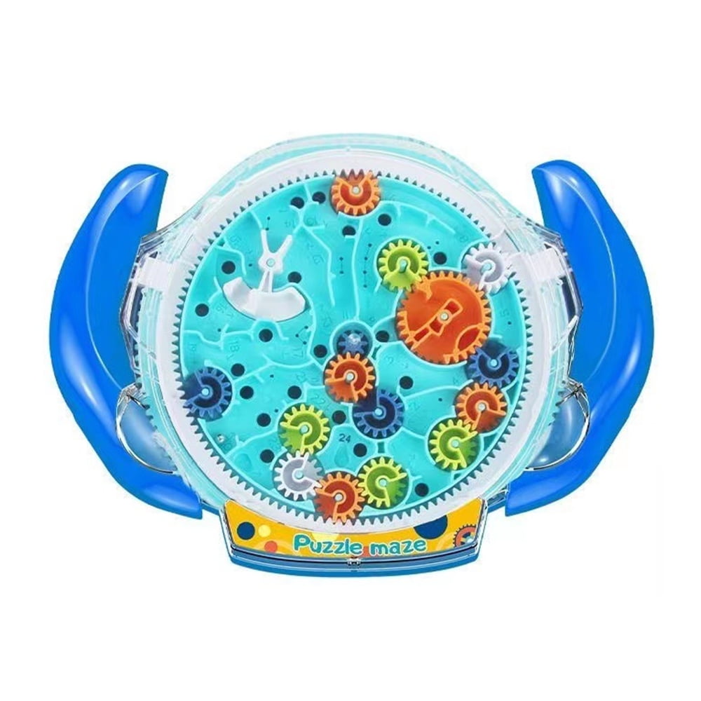 RONSHIN 3D Maze Puzzle Game Funny Gear Labyrinth Disk Gear Balance Ball ...