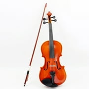 RONSHIN 4/4 3/4 1/2 1/4 1/8 Basswood Violin With Bow Vase For Beginners Practice Students Kids Christmas Gifts