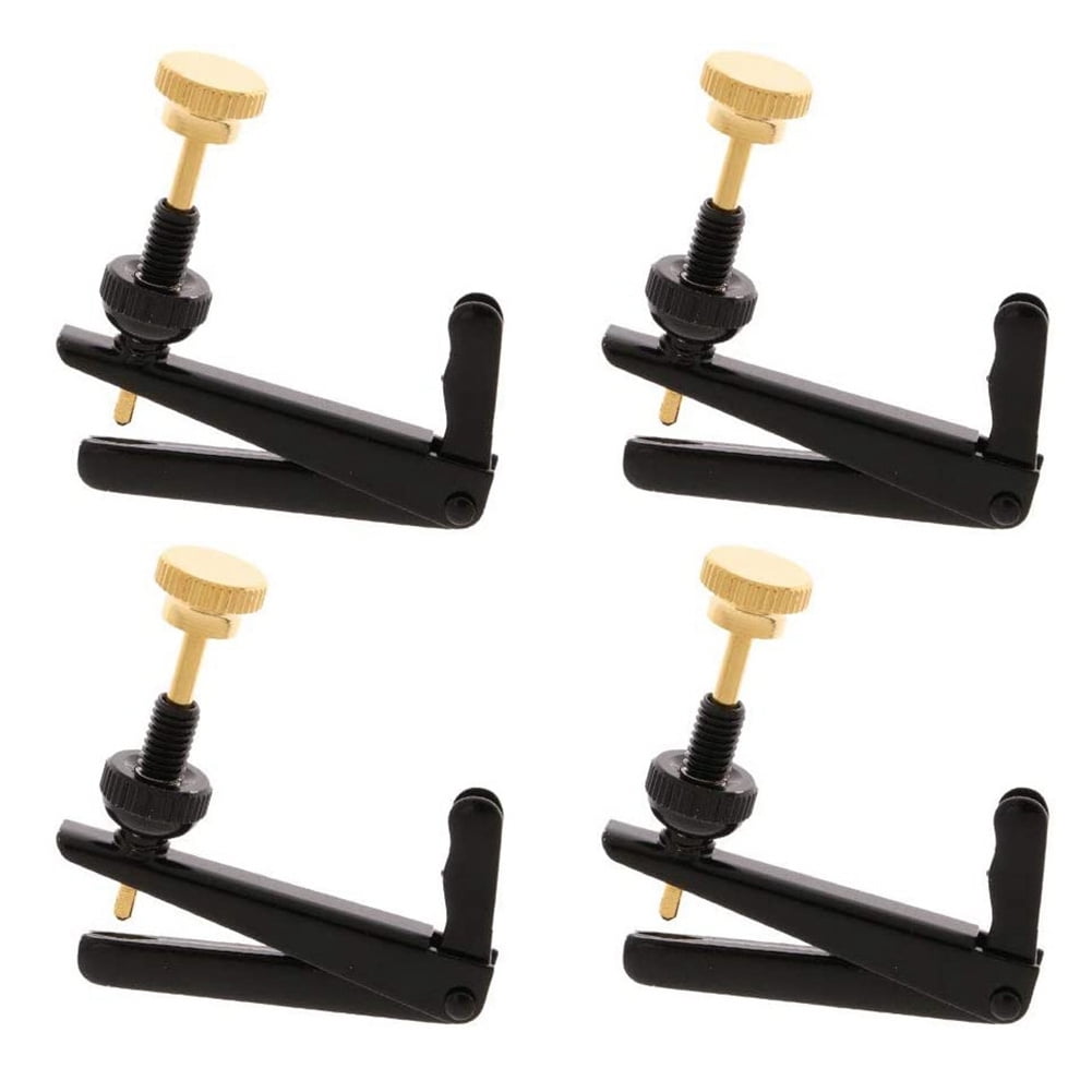 RONSHIN 4pcs Cello String Adjusters Metal 3/44/4 Cello Strings Metal