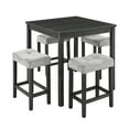 RONSHIN 5 Piece Dining Table Set, Dining Room Table Set With Square