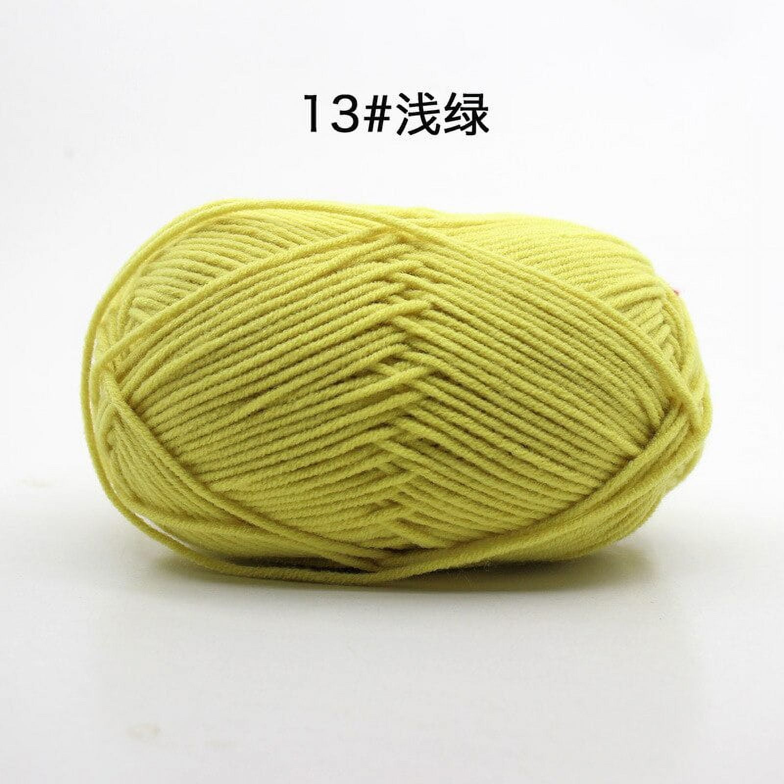 RONSHIN 50g 4ply Smooth Milk Fiber Knitting Wool Crochet Yarn Milk