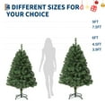 thumbnail image 1 of RONSHIN 6FT Artificial Christmas Tree with Lights - Home, Office, Party Decoration, 1 of 8