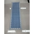thumbnail image 1 of RONSHIN Area Rugs Washable Carpets 100% Polyester 350Gsm Velvet (Total 1150Gsm) Pearl Velvet Cotton Tpr Washed Folding Backing Carpet-Modern-Dora blue 2*6ft, 1 of 1
