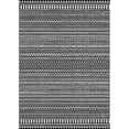 thumbnail image 1 of RONSHIN Area Rugs Washable Carpets 1150Gsm 350Gsm Velvet Heavy Pearl Velvet Washed Back Folding Printed Carpet-Boho-Black And White Lines Black tone 4*6ft, 1 of 1