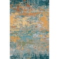 thumbnail image 1 of RONSHIN Area Rugs Washable Carpets 1300Gsm 100% Polyester 450Gsm Pearl Velvet Folded Washed Back Printed Carpet-Abstract-Colorful Texture Gold blue 10*13ft, 1 of 1
