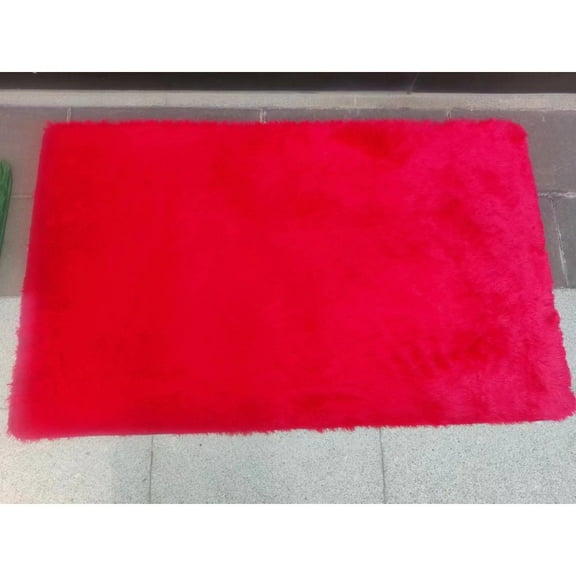 RONSHIN Area Rugs Washable Carpets Fluffy Area Rug Shag Rugs Modern Indoor Carpet Plush Fluffy Rugs for Bedroom Living Room Nursery Room Red 9ft