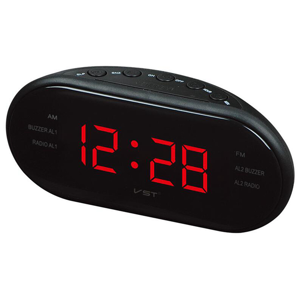 RONSHIN Led Alarm Clock Multifunction Alarm Clock With Music Speaker Am