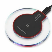 RONSHIN Qi Wireless Charger Charging Pad For Iphone 11 Xs Max Xr 8 Samsung S9 S8 S10+
