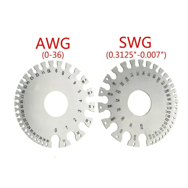 RONSHIN Round Wire Gauge 036 Awg 0.3125"0.007" Swg Stainless Steel