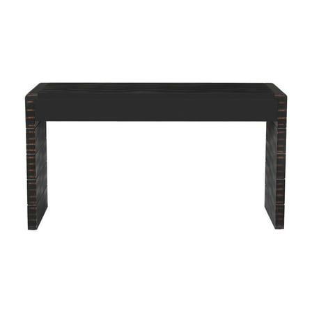 RONSHIN TREXM Arched Console Table with Storage - Wooden Entrance Table for Multiple Rooms, Navy Blue