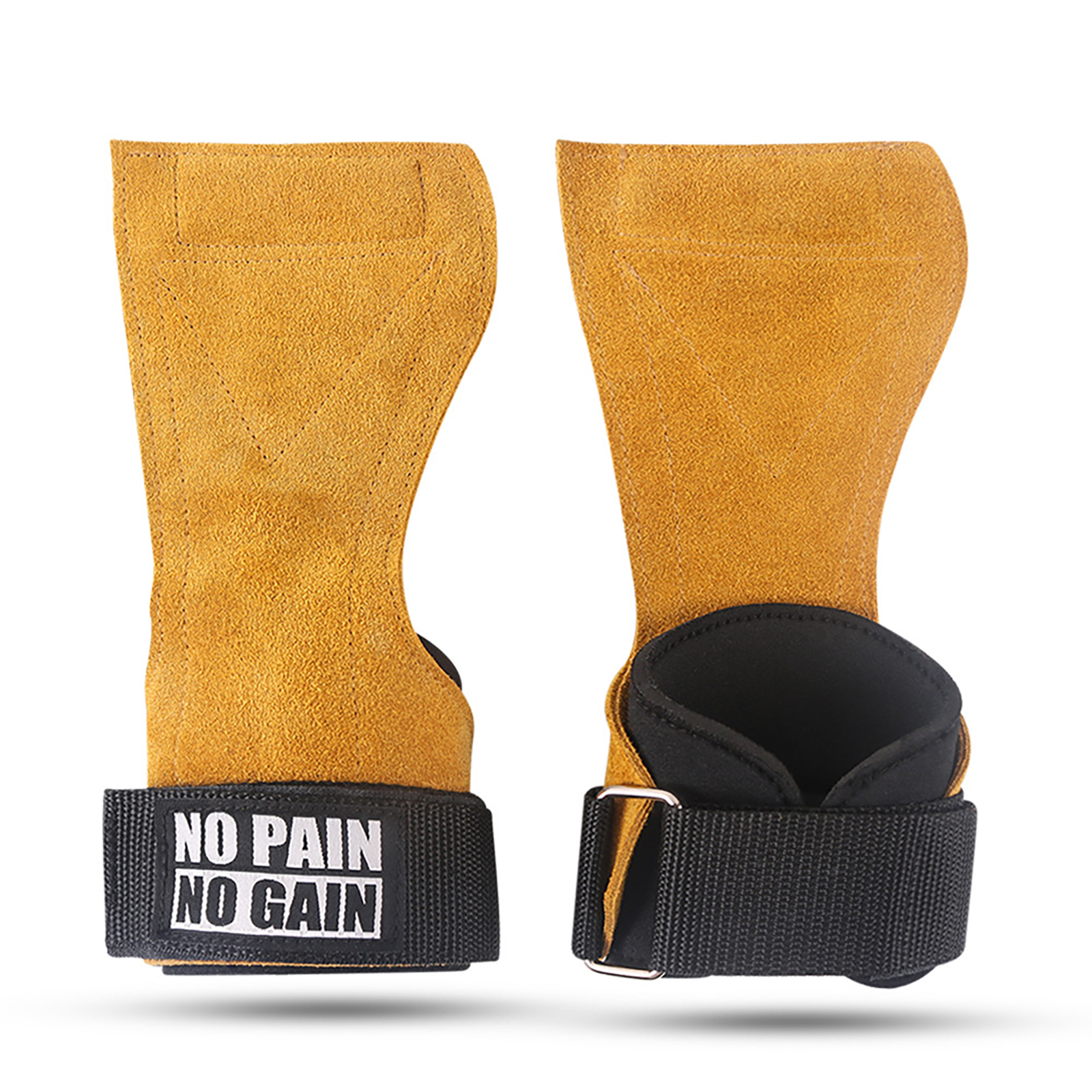 RONSHIN Weight Lifting Hand Grips Workout Pads Adjustable Wrist Support ...