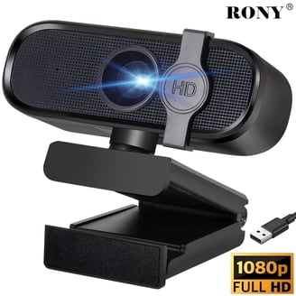 RONY 1080P HD Computer Webcam with Microphone, USB Streaming Camera for PC Desktop Laptop with Noise Reduction