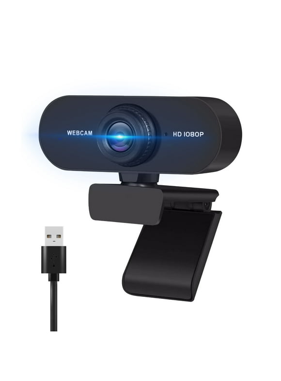 RONY 1080P HD Webcam with Microphone - Noise Reduction Streaming Computer Web Camera for Desktop Laptop PC - Autofocus USB Camera for Video Calling Zoom Meeting