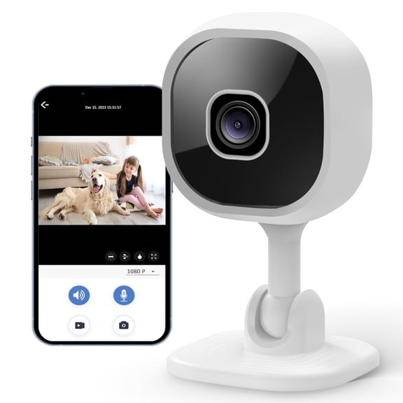 RONY 1080P Wired Camera for Home Outdoor Security, 2-Way Talk, Motion Detection, Night Vision (32GB TF Card Included)