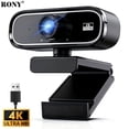 thumbnail image 1 of RONY 4K UHD USB Autofocus Webcam with Mic for PC Laptop Computer Conference Video Streaming Web cam, 1 of 16