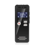 RONY One-click Digital Voice Recorder - 3072kbps Voice Activated Recorder with AB Repeat Playback Password Noise Reduction - 16GB Portable Dictaphone for Meeting Music Interview Lecture