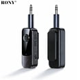 thumbnail image 1 of RONY Bluetooth 5.4 Transmitter Receiver 2-in-1 Audio Adapter, Aux Bluetooth Adapter for TV, Airplane, Car, Speaker & Headphones, Dual Pairing & Hands-Free Calling, 1 of 17