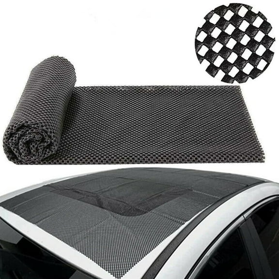 ROOF CARGO BAG PROTECTIVE MAT for Car Roof Storage Bags with EXTRA PADDING and GRIP Place the car roof mat under any rooftop cargo bag TOP UNIVERSAL ROOF RACK PAD for PROTECTION from Car Roof Racks