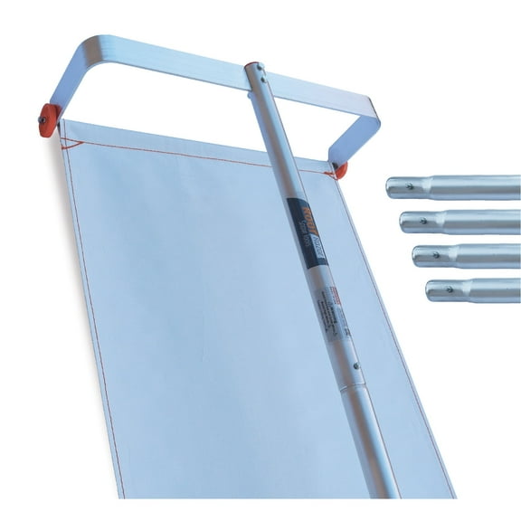 ROOF RAZOR Roof Rake | Heavy-duty-25ft of Pole | Easy | Fast Roof Snow Removal | Safe on Roof Wheels | 10ft Rugged Slide | MinnSNOWta Snow Rake | Roof Shovel | US Customer Support-USA Made