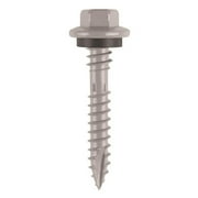 Teks Elite #10 x 2 In. Hex Washer Head Sharp Point Metal to Wood Roofing Screw 80 Ct.