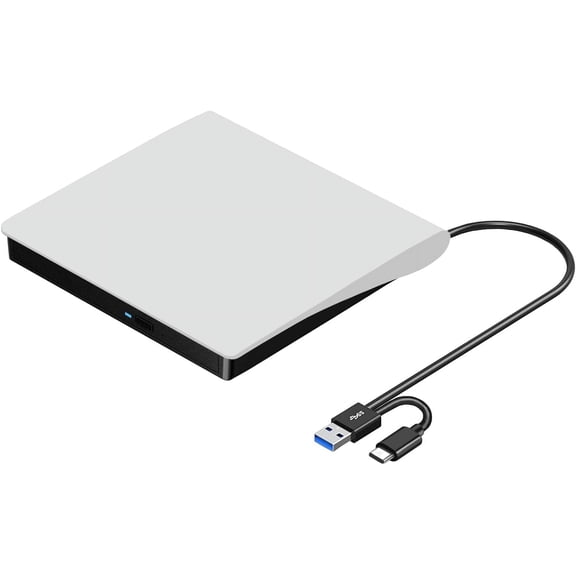 ROOFULL ECD829-Y USB Interface Type-c External CD-ROM Optical Drive with USB CD/DVD Drive