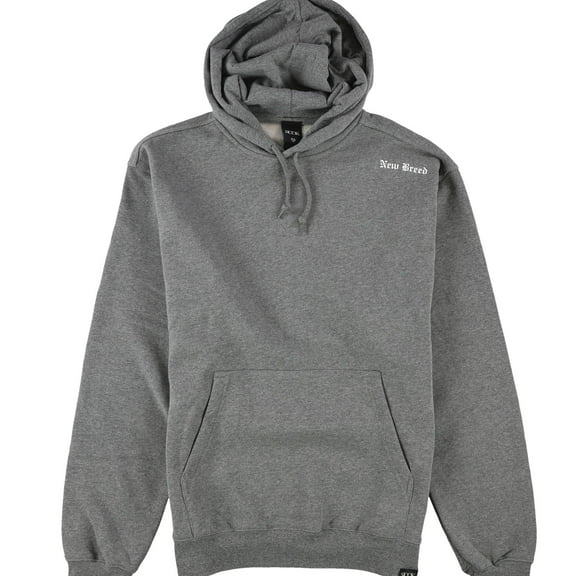 ROOK Mens The Art Of Man Hoodie Sweatshirt, Grey, X-Large