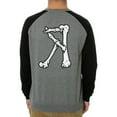 thumbnail image 1 of ROOK Mens The Bone Yard Sweatshirt, Grey, Small, 1 of 2